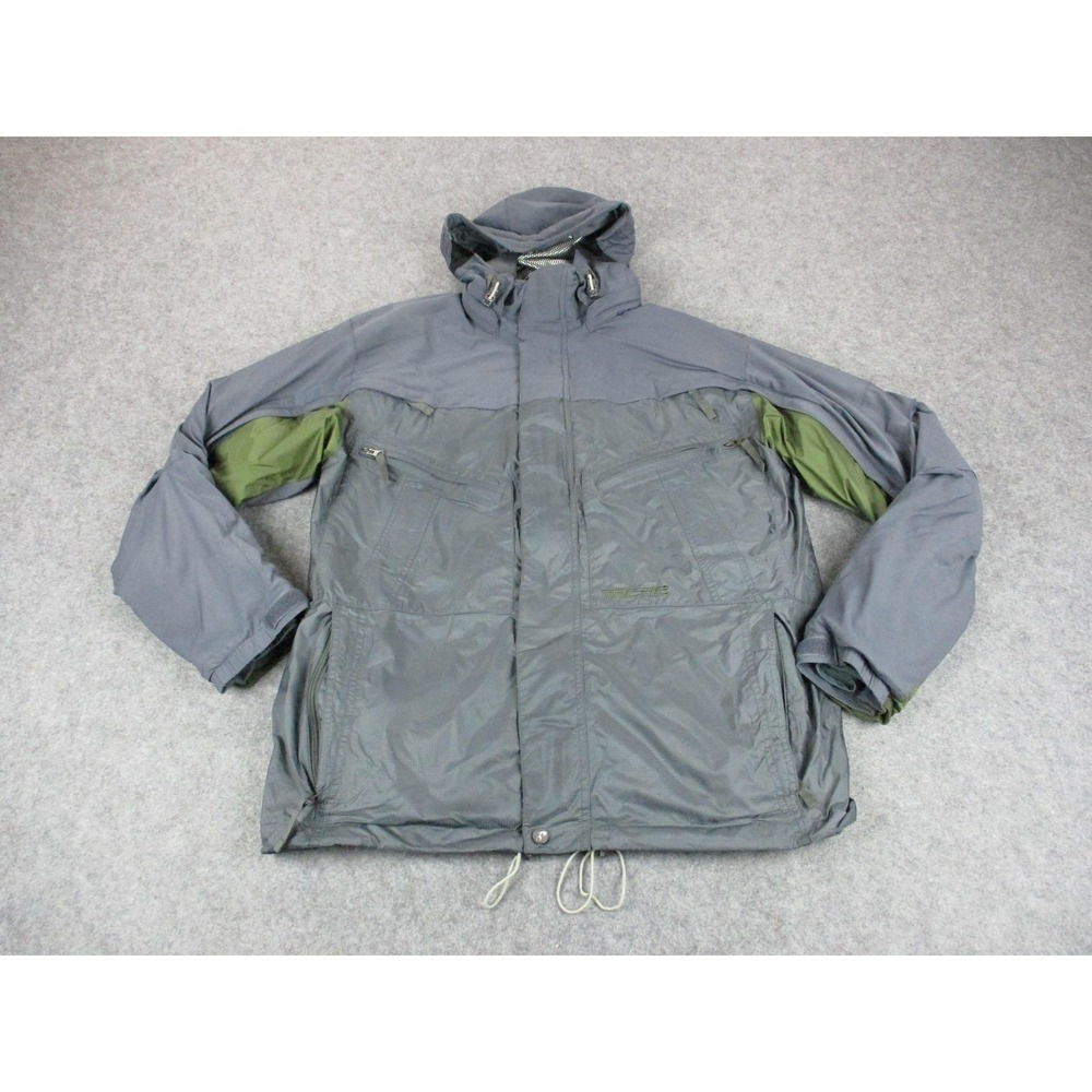 Burton Jacket Mens Medium Gray 64 Tactic Insulated Snowboarding Ski Outdoors